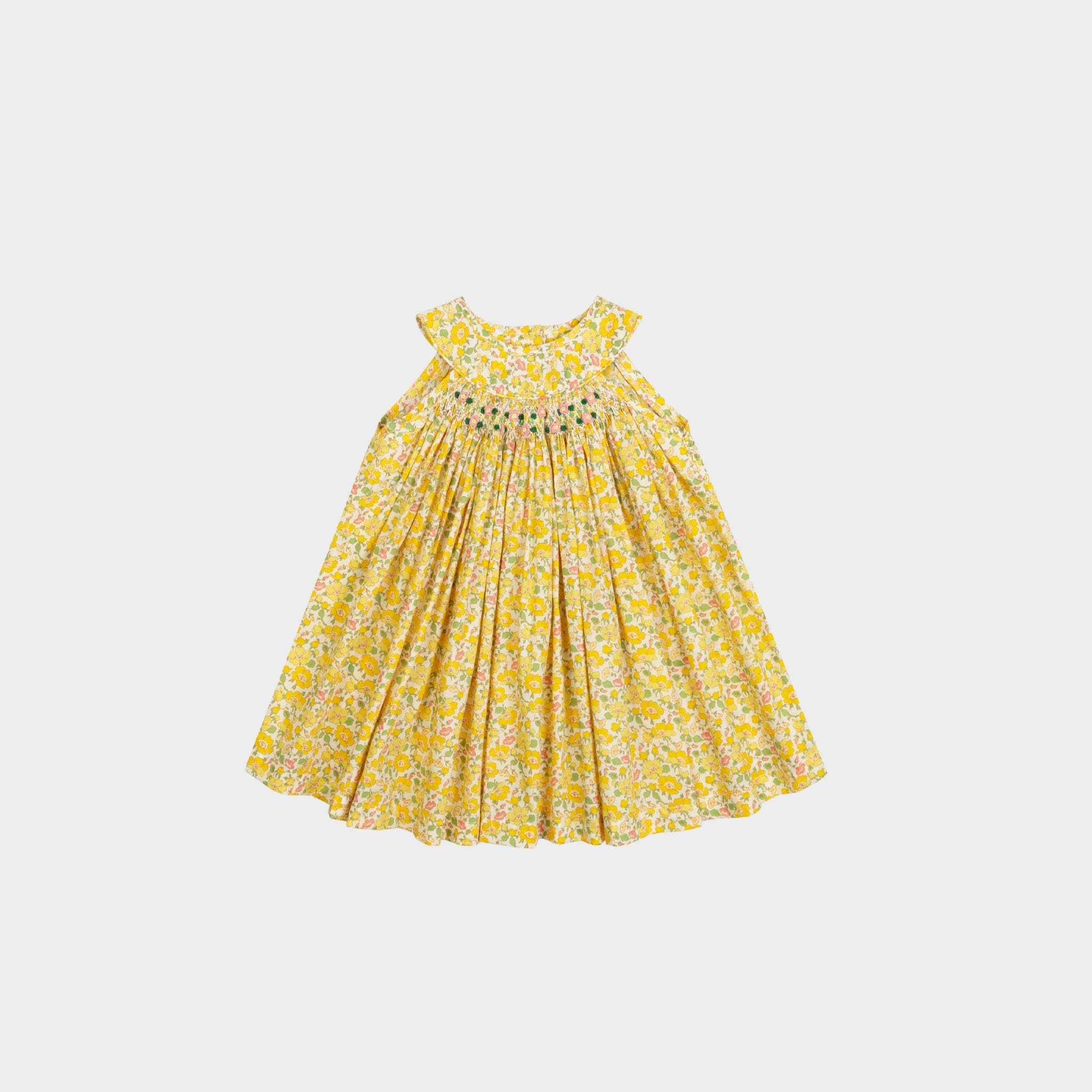 Hand Smocked Ms Stoneley Dress Made with LIBERTY